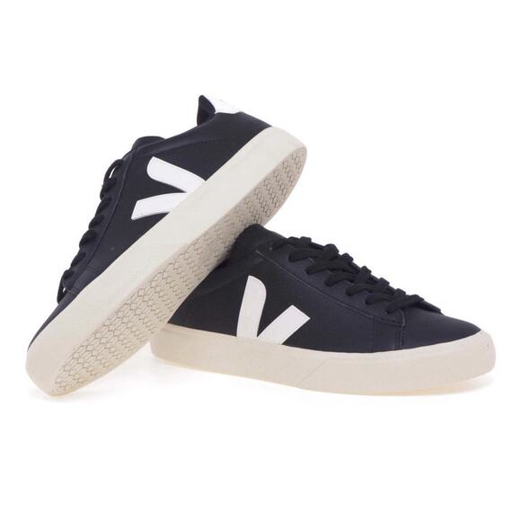 Veja Campo Black Leather EU 42.5 / US Women’s 11 – Clean Minimalist Sneaker - Picture 1 of 8